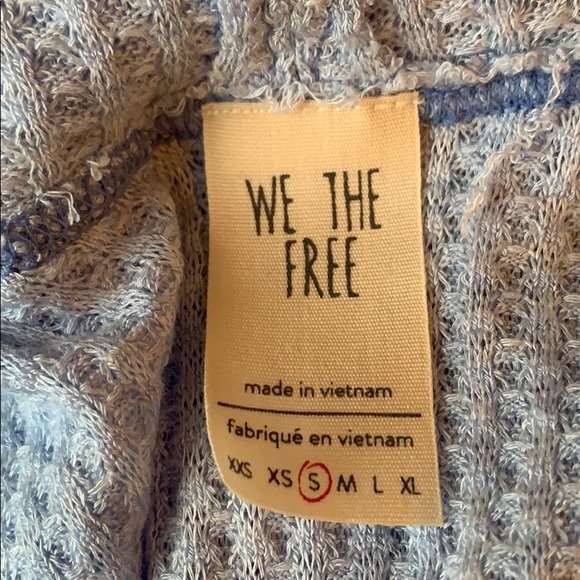 NWT Free People waffle knit Tank - Picture 6 of 8